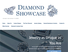 Tablet Screenshot of diamondshowcase.com